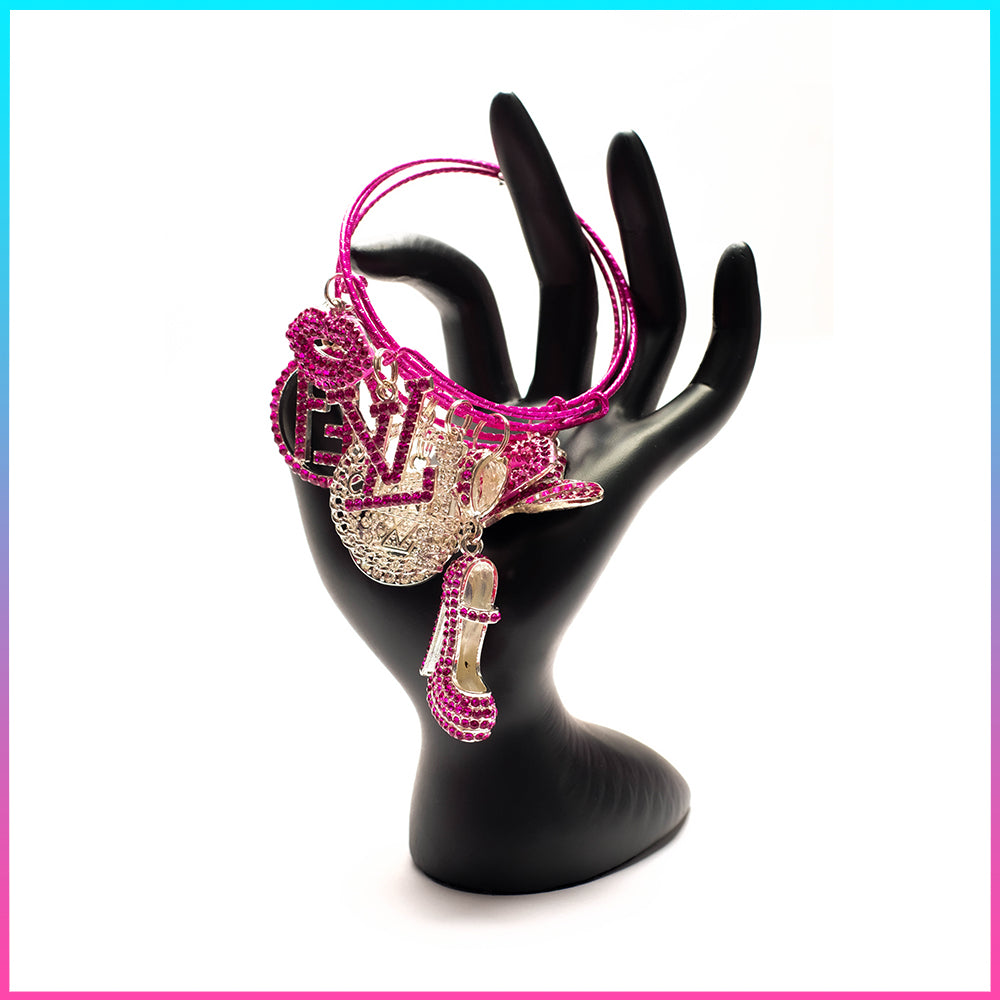 Rose Bangle Set