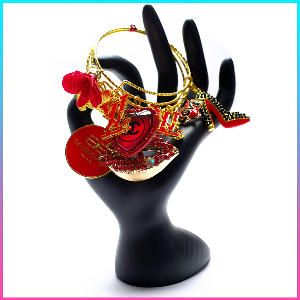 Scarlet Bangle Set