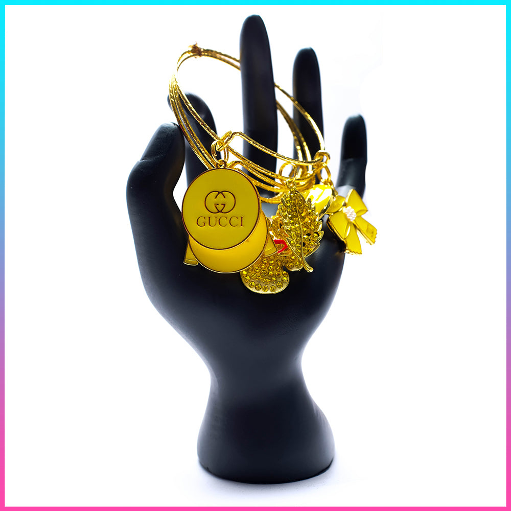 Lemon Gleam Bangle Set