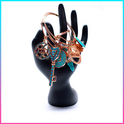 Teal 3 Piece Bangle Set!
