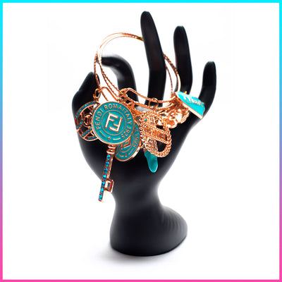 Teal 3 Piece Bangle Set!