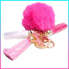 Bougie Hot Pink & Light Pink Tassel Keychain