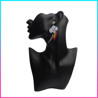 Cloud Lighting Rainbow Earrings