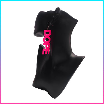 Dope Pink Neon Earrings!