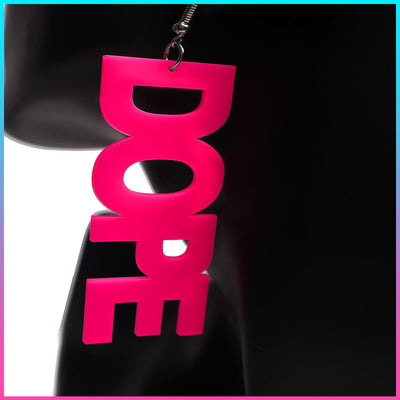 Dope Pink Neon Earrings!