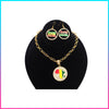 Gorgeous Gold Melanin Heritage Necklace & Earring Set