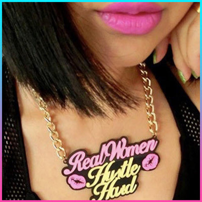 Hustle Hard Trendy Necklace