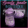 Lavish Lavender Luxury Custom Crocs
