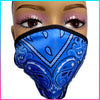 Classy Bandana Blue Beauty Mask!