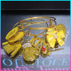 Yellow 3 Piece Bangle Set!