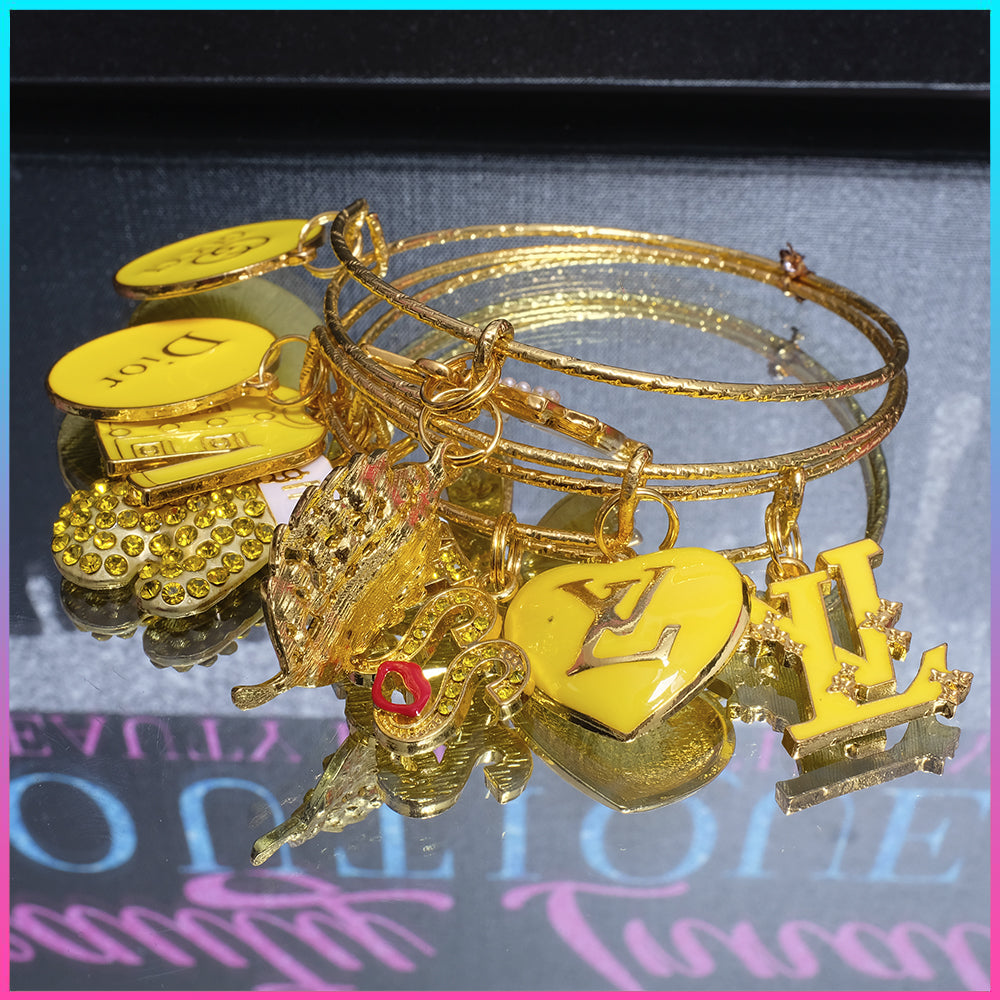 Lemon Gleam Bangle Set