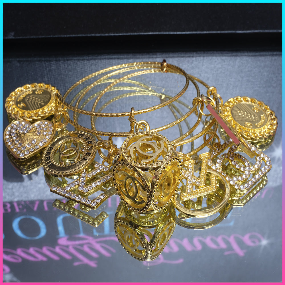 Golden Horizon Bangle Set