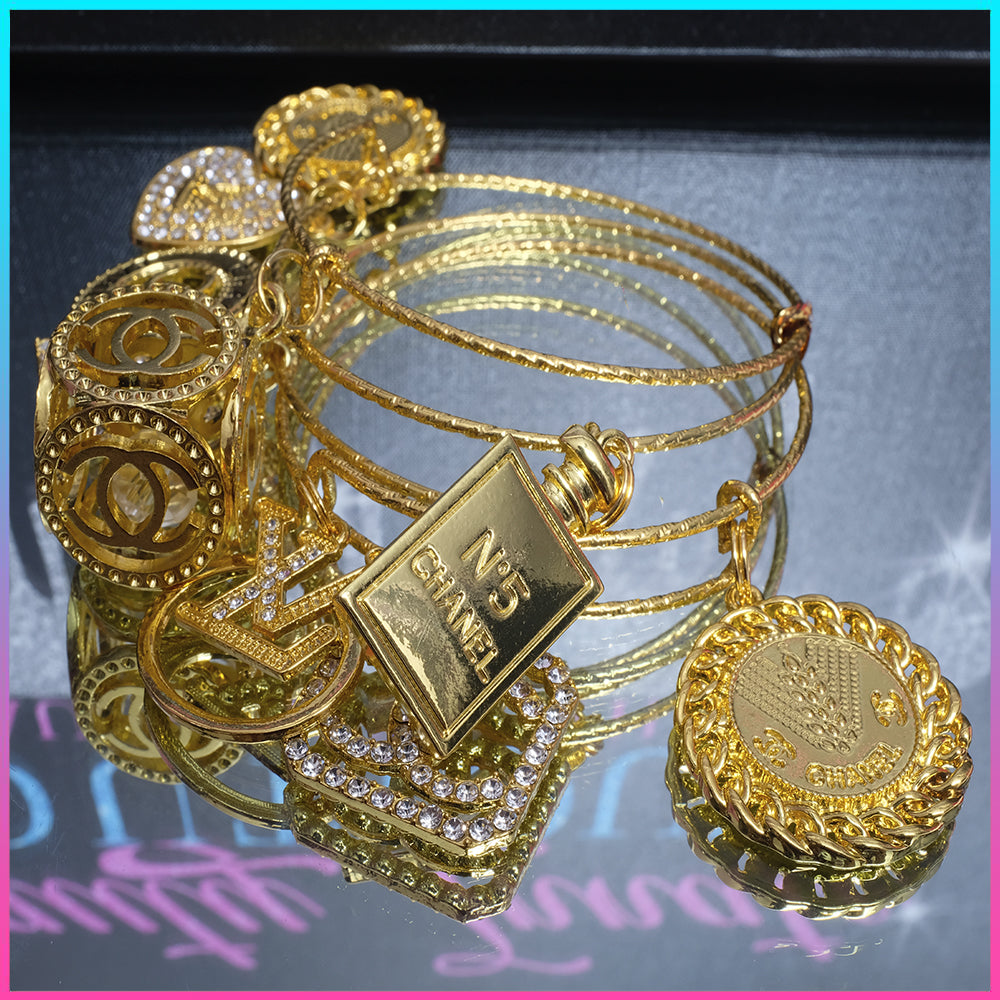 Golden Horizon Bangle Set