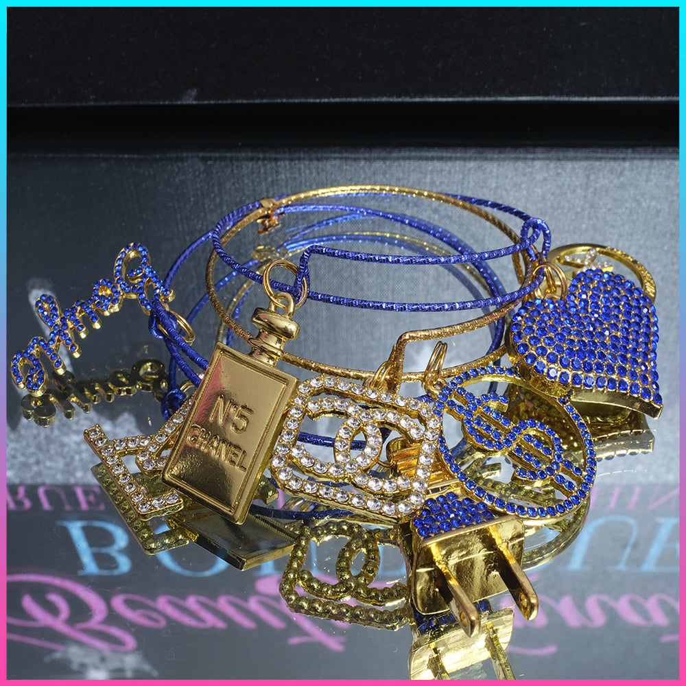 Sapphire Gold Bangle Set!