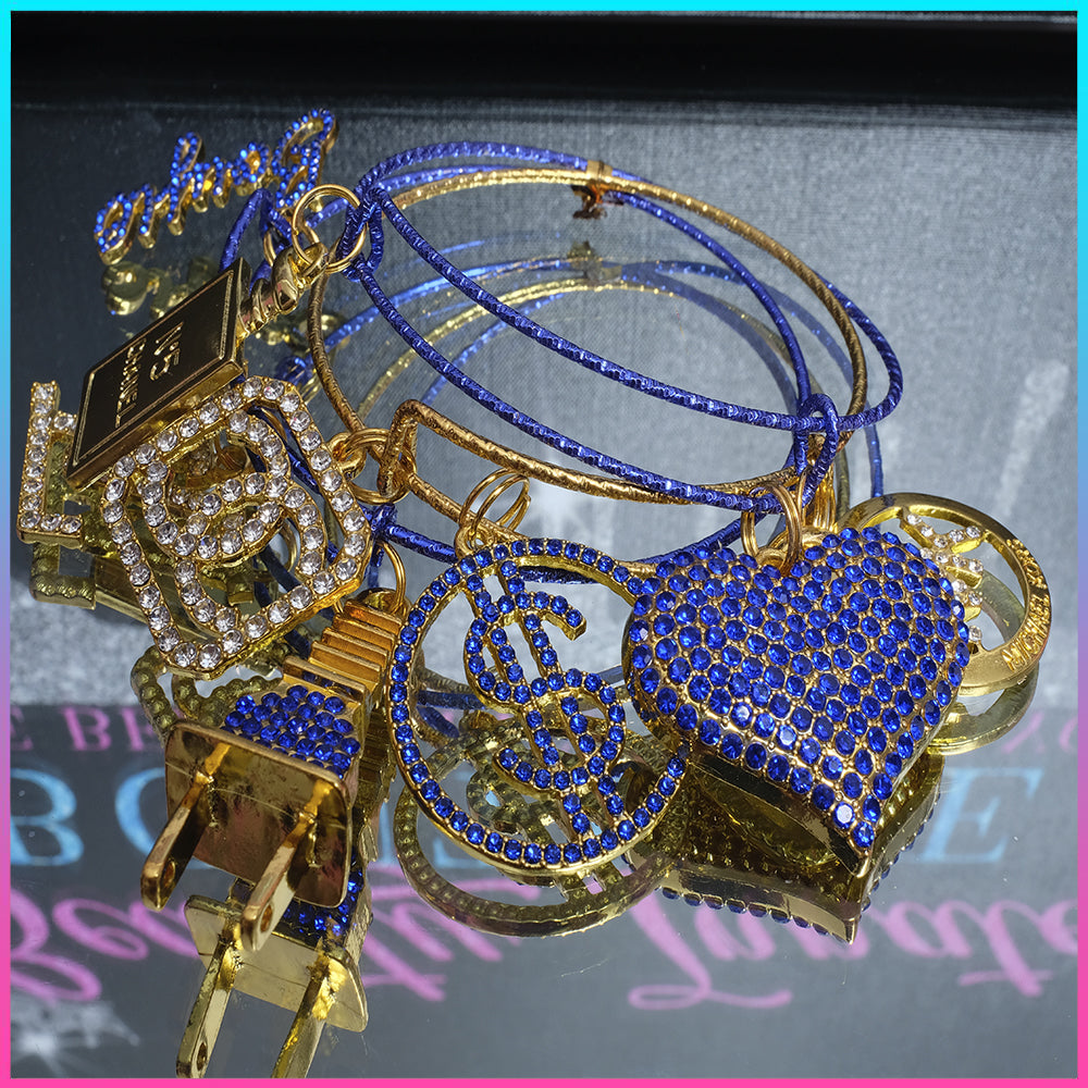 Sapphire Gold Bangle Set!