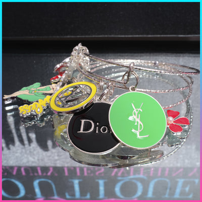 Custom Multi Color 3 Piece Bangle Set!