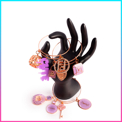 Pink / Purple 3 Piece Bangle Set!
