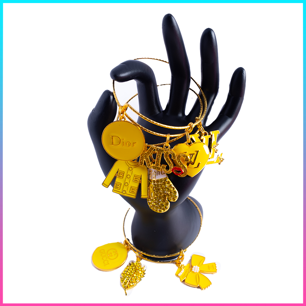 Lemon Gleam Bangle Set