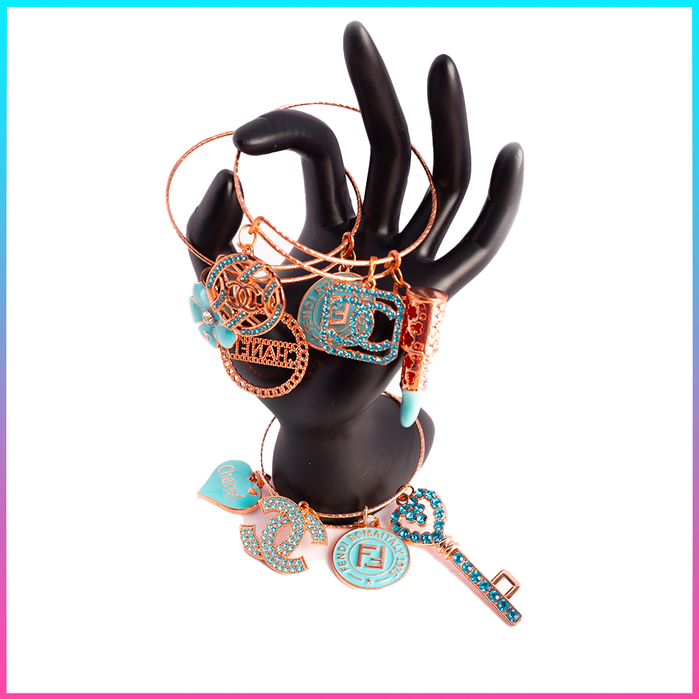 Teal Bangle Set
