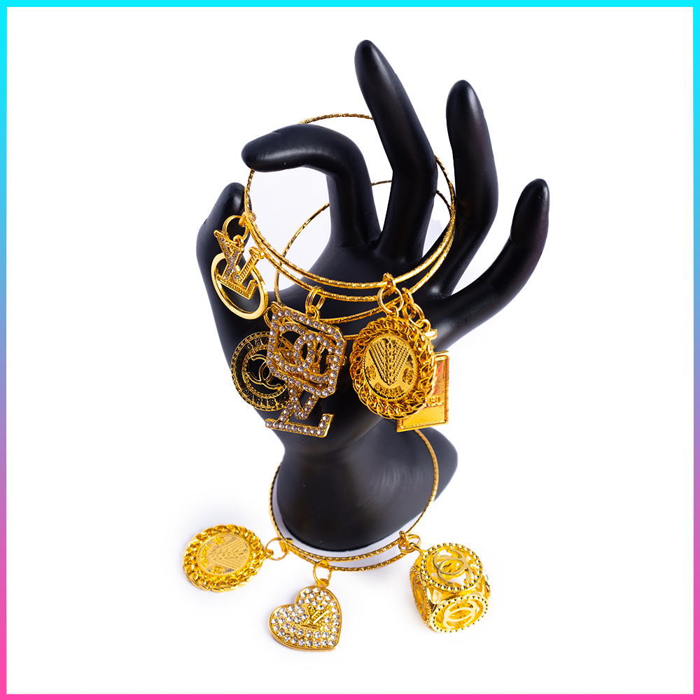 Golden Horizon Bangle Set