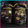 "Nefertiti" Themed Custom Bling Croc