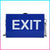 Trendy Chain Strap Exit Blue Purse