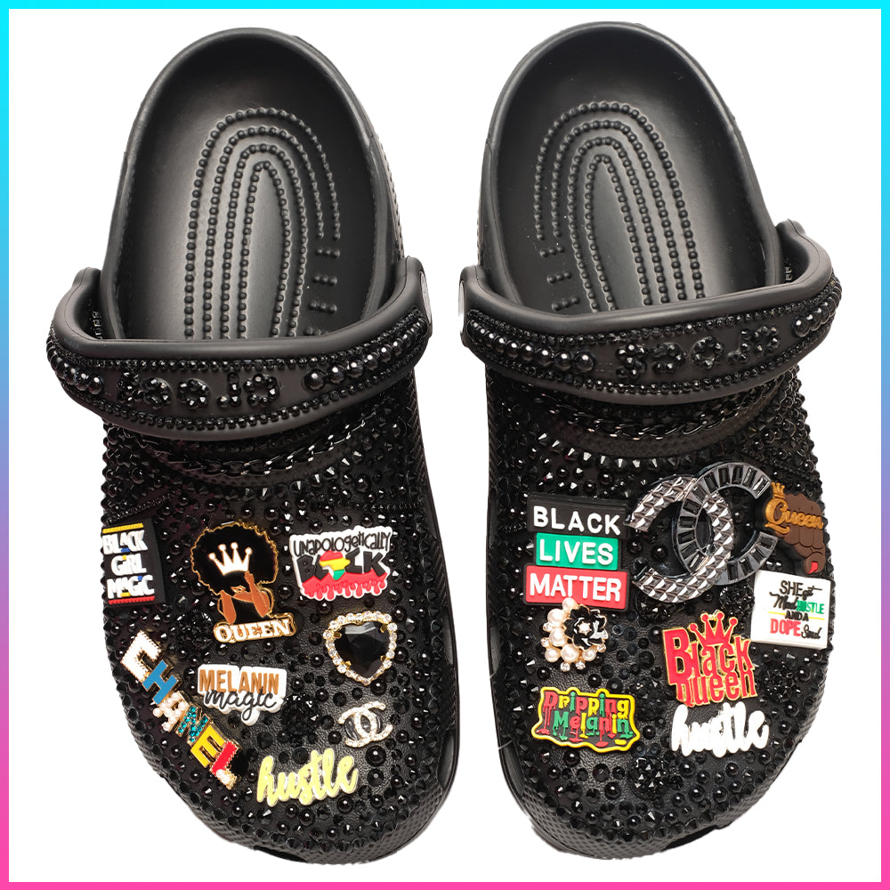 Men Crocs! #custom #customcrocs #explore #blackgirlmagic #designer