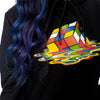 Melting Rubik's Cube Pullover Hoodie & Matching Purse Set - Beauty Innate