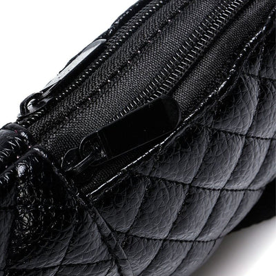 Gorgeous Quilted Black Fanny Pack - Beauty Innate