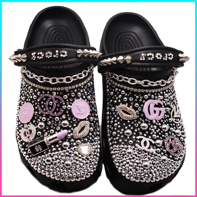 Purple Something Luxury Crocs