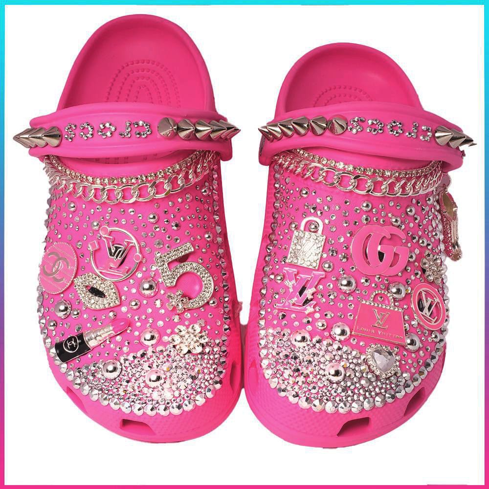 “Barbie” Custom Crocs - The Trap Doll Hou$e Boutique