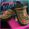 Pink Gold BB Luxury Crocs